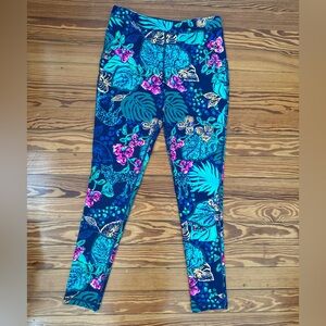 Lilly Puliter Girls Low Tide Life of The Party Minj Weekender Leggings - XL